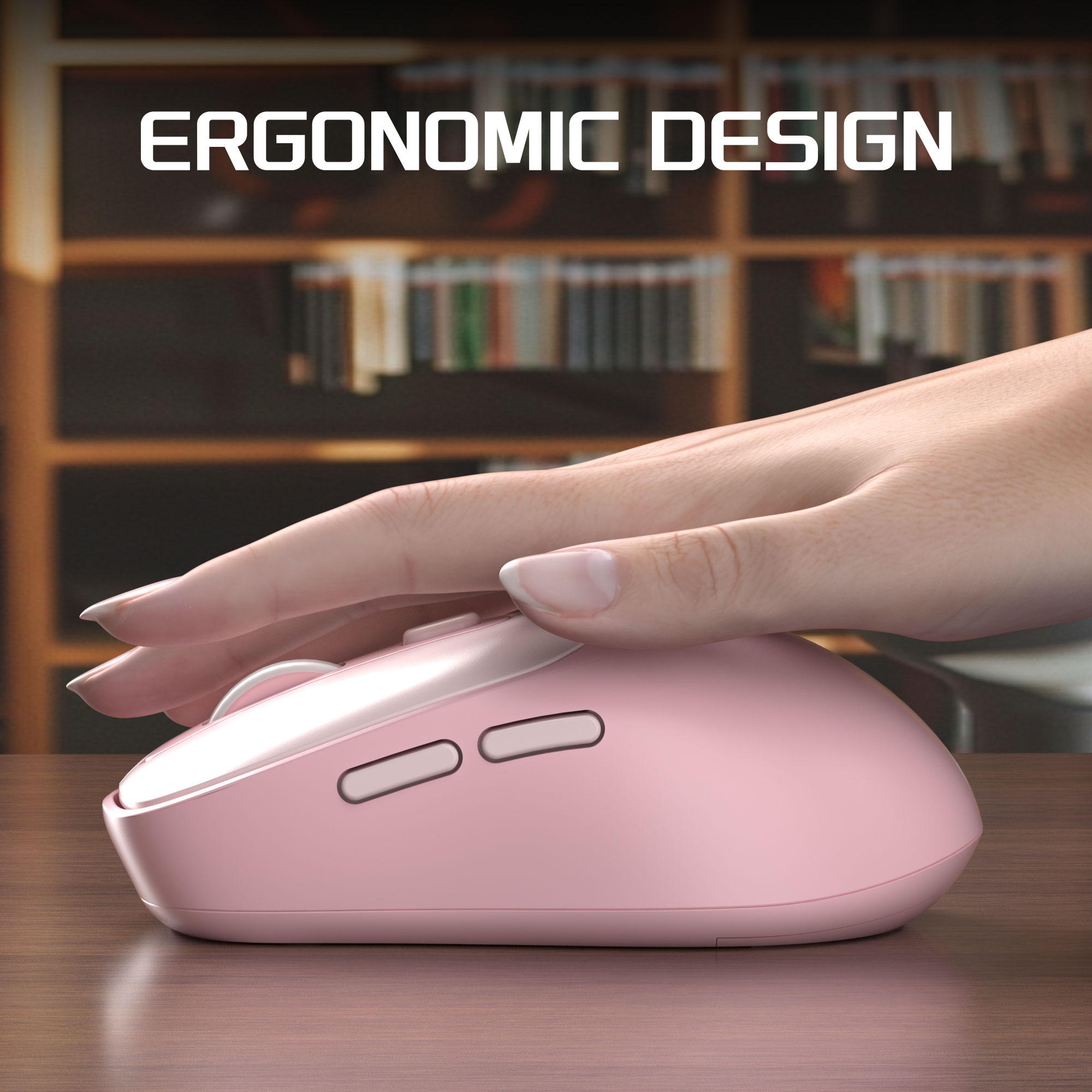 Беспроводная мышь MageGee, 2,4 – обзор и цена Pc Gaming Pink