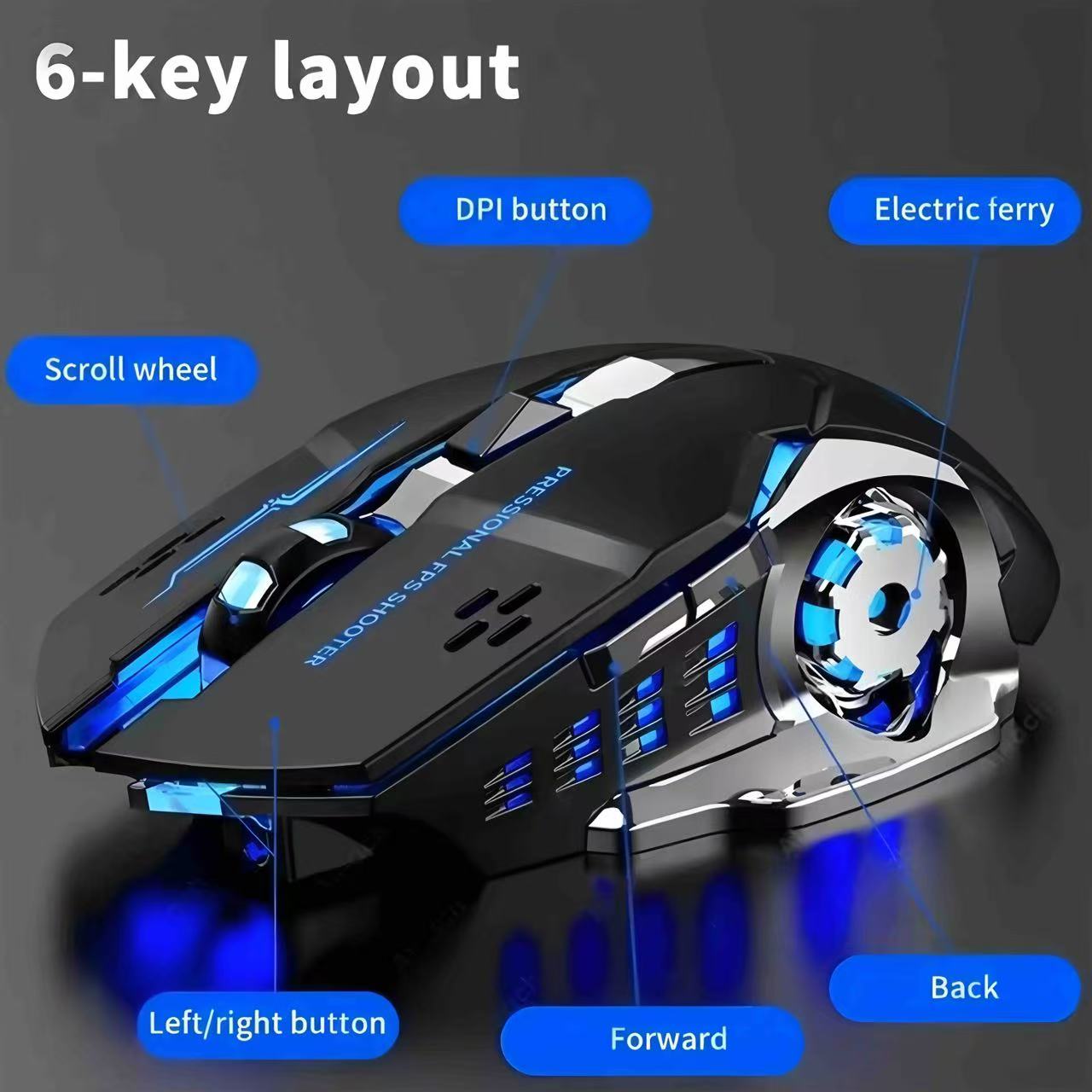 Bluetooth мышь игровой компьют – обзор и цена Pc Gaming Pink
